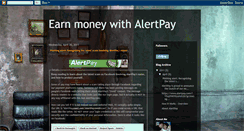 Desktop Screenshot of lhyz-earnmoneywithalertpay.blogspot.com