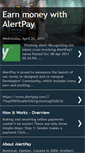 Mobile Screenshot of lhyz-earnmoneywithalertpay.blogspot.com