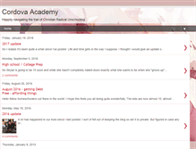 Tablet Screenshot of cordovaacademy.blogspot.com