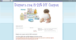 Desktop Screenshot of diapers-coupon.blogspot.com