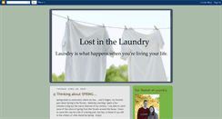 Desktop Screenshot of lostinthelaundry.blogspot.com