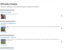 Tablet Screenshot of elfriedes-hoekje.blogspot.com