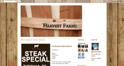 Desktop Screenshot of harvestfarms.blogspot.com