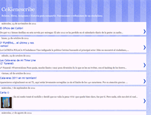 Tablet Screenshot of cekienescribe.blogspot.com