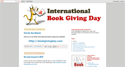 Desktop Screenshot of bookgivingday.blogspot.com