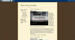 Desktop Screenshot of niceebaycars.blogspot.com