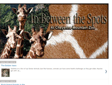 Tablet Screenshot of cheyennemountainzooblog.blogspot.com