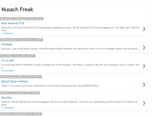 Tablet Screenshot of nusachfreak.blogspot.com