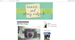 Desktop Screenshot of andibandaverymakesthree.blogspot.com