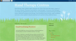 Desktop Screenshot of handtherapycentre.blogspot.com