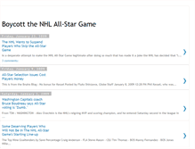 Tablet Screenshot of boycottnhlallstar.blogspot.com