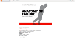 Desktop Screenshot of anatomyoffailure.blogspot.com