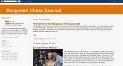 Desktop Screenshot of burgesonchinajournal.blogspot.com