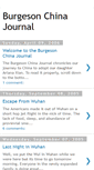 Mobile Screenshot of burgesonchinajournal.blogspot.com