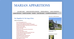 Desktop Screenshot of marianapparition.blogspot.com