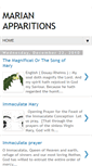 Mobile Screenshot of marianapparition.blogspot.com