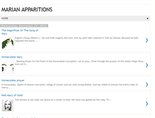 Tablet Screenshot of marianapparition.blogspot.com