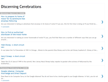 Tablet Screenshot of discerningcerebrations.blogspot.com