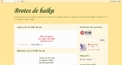 Desktop Screenshot of brotesdehaiku.blogspot.com