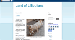 Desktop Screenshot of lilliputians-land.blogspot.com