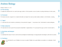 Tablet Screenshot of andrewbiology.blogspot.com