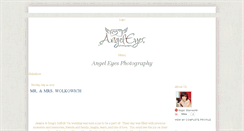 Desktop Screenshot of angeleyesphotography.blogspot.com