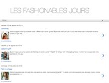 Tablet Screenshot of lesfashionablesjours.blogspot.com
