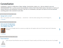 Tablet Screenshot of constellationdance.blogspot.com