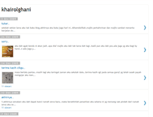 Tablet Screenshot of khairolghani.blogspot.com