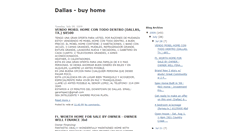 Desktop Screenshot of dallas-buyhome.blogspot.com