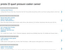Tablet Screenshot of presto23quartpressurecookercanner.blogspot.com