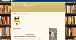 Desktop Screenshot of firenzemagnifica.blogspot.com