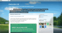 Desktop Screenshot of englishcie.blogspot.com