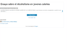 Tablet Screenshot of ensayoalcohol.blogspot.com