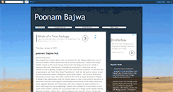 Desktop Screenshot of poonambajwa-blog.blogspot.com