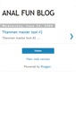 Mobile Screenshot of analfunblog.blogspot.com