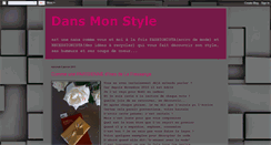 Desktop Screenshot of dans-mon-style.blogspot.com