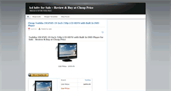 Desktop Screenshot of lcdhdtvsale.blogspot.com