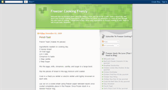 Desktop Screenshot of freezercookingfrenzy.blogspot.com