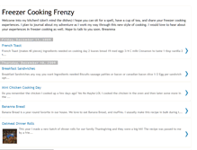 Tablet Screenshot of freezercookingfrenzy.blogspot.com
