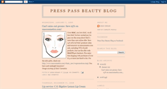 Desktop Screenshot of presspassbeauty.blogspot.com