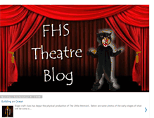 Tablet Screenshot of fhstheatrearts.blogspot.com