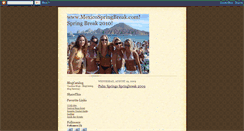 Desktop Screenshot of mexicospringbreaker.blogspot.com