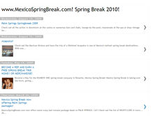 Tablet Screenshot of mexicospringbreaker.blogspot.com