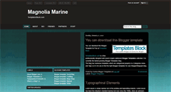 Desktop Screenshot of magnoliamarine-templatesblock.blogspot.com