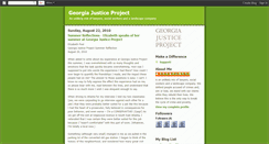 Desktop Screenshot of georgiajusticeproject.blogspot.com