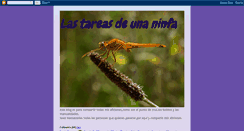 Desktop Screenshot of lastareasdeunaninfa.blogspot.com