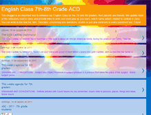 Tablet Screenshot of englishclass7thgradeacd.blogspot.com