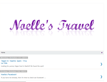 Tablet Screenshot of noellestravel.blogspot.com