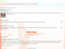 Tablet Screenshot of comunidademetodistadopovoderua.blogspot.com